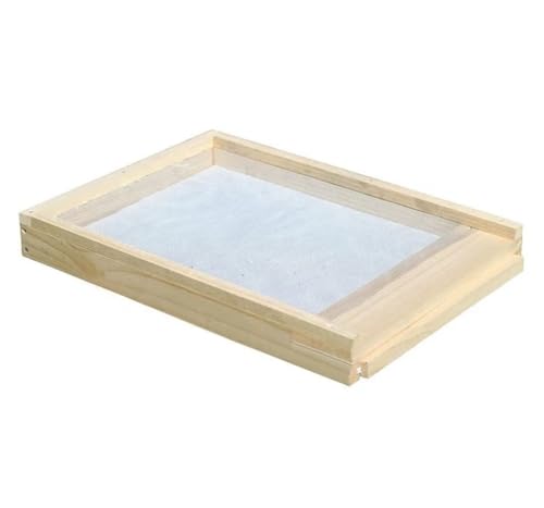 Beehive Screened Bottom Board 10 Frames LANGSTROTH - Hygienic Bottom Board - Wax Coated
