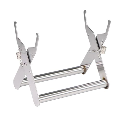 Bee Hive Frame Grip Stainless Steel Bee Frame Clip Beekeeping Clamp Tools Nests Box Holder Capture Beehive Equipment Queen Rearing System Tool for Beekeeeper(Silver1) - color: Silver1