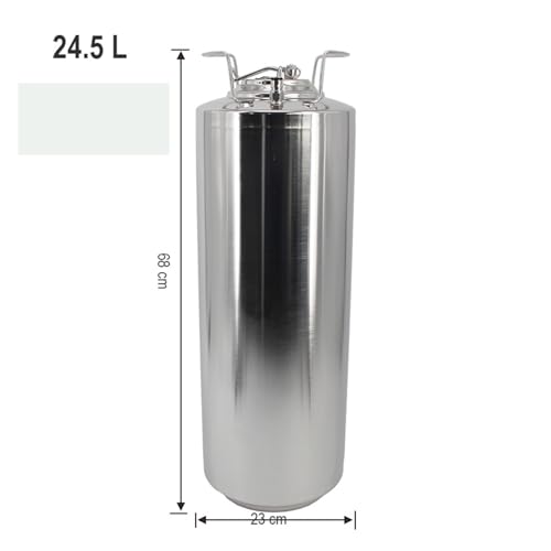 Brand 24.5L(6.5Gallon) Stainless Steel Ball Lock Cornelius (Corny) Keg