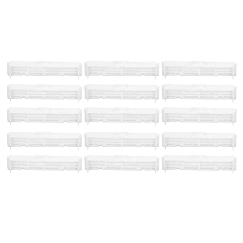 Bee Anti Escape Device Barrier, 15PCS Plastic Beehive Spacer Frame, Reusable Adjustable Beekeeping Tool, Durable Safe for Apiculture Farm Garden Beekeepers
