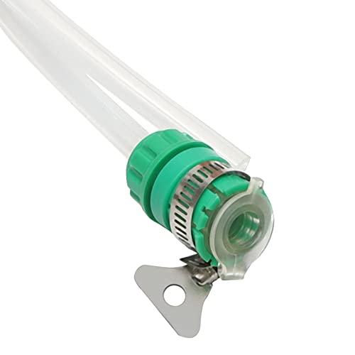 Copper Immersion Wort Chiller, Cooling Coil Pipe for Home Beer Brewing with Hose Fitting