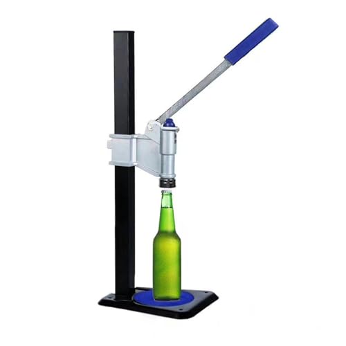TsoLay Manual Perfume Press Capping Machine, Professional Bench Beer Bottle Capper with Non-Slip Base, 100-500mm Adjustable Height, for Homebrew Soft Drinks Homebrew Beer and Beverages