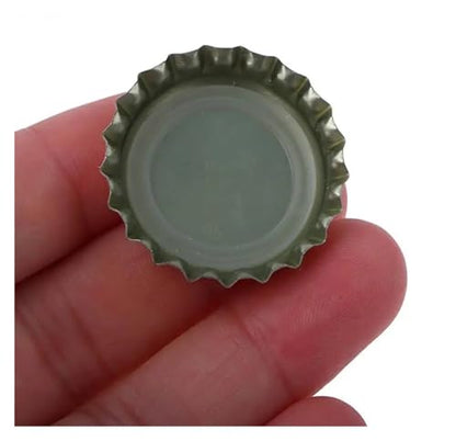 100Pc/Set Beer Cap New Beer Bottle Caps Oxygen Absorbing Seal Caps for DIY Home Brewing Beer Tool Bar Accessorie Equipment(Red) - color: Red