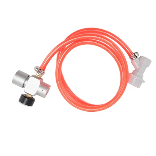 Mini Keg Regulator, Automatic Stainless Steel CO2 Pressure Regulator Beer Making Supplies With 1M Red Hose For Homebrew