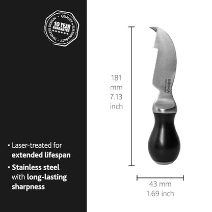 BOSKA Cheese Scoring Knife Pro 90mm - Premium Quality - German Steel - 1896 Collection - for Hard Cheese Like Parmesan or Gouda - 1896 Collection - style: Scoring knife