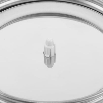 VOSAREA 2pcs 70mm Regular Mouth Mason Jar Vacuum Sealer Lids Set Food Grade Stainless Steel Airtight Preservation Caps for Canning and Food Storage
