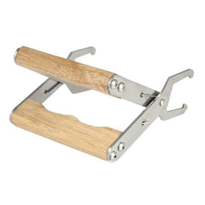 balacoo 3pcs Beehive Frame Gripper and Hive Frame Holder Beekeeping Tool with Wood Handle for Honey Harvesting and Hive Inspection