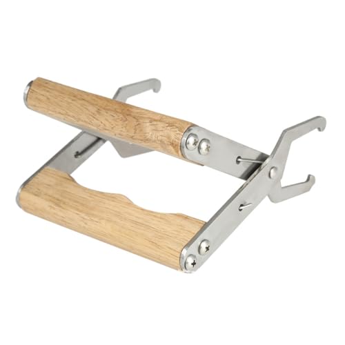 balacoo 3pcs Beehive Frame Gripper and Hive Frame Holder Beekeeping Tool with Wood Handle for Honey Harvesting and Hive Inspection
