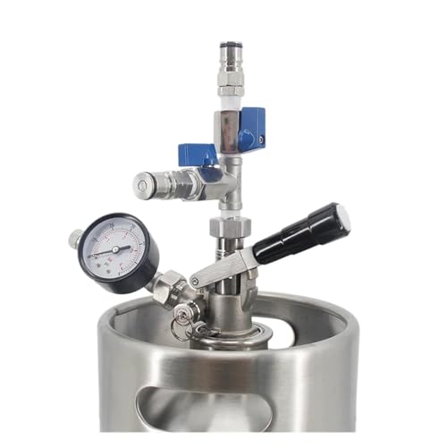 Home Brewing Ball Lock Conical to Commercial Keg Pressure Transfer Kit Oxygen Free Closed Pressure Transferring Beer from Fermenter to a Keg Brewing Accessories(D Coupler) - color: D Coupler