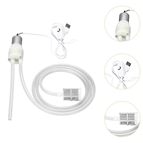 MagiDeal Wine Transfer Pump,Electric Siphon Self Priming Pump,Leakpoof,Low Noise Multipurpose Compact Portable for Bottling for Beer, 200cm Tube