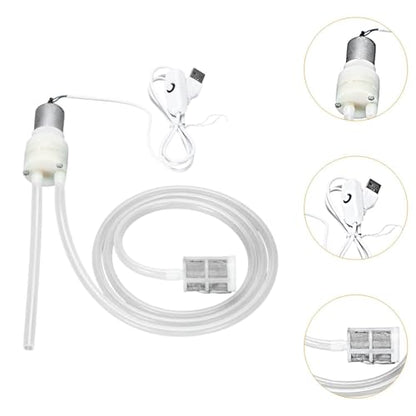 MagiDeal Wine Transfer Pump,Electric Siphon Self Priming Pump,Leakpoof,Low Noise Multipurpose Compact Portable for Bottling for Beer, 200cm Tube