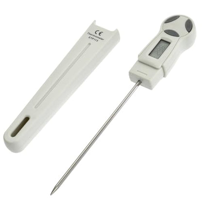 allsun Digital Meat Thermometer with Stainless Steel Probe, High Precision °C/°F Cooking Thermometer for Kitchen, Food & Home Use