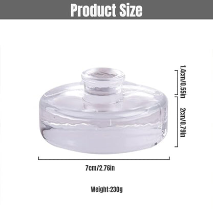 Fermenting Weights with Handle 230g Fermentation Weights Glass for Fermenting Sauerkraut Pickles Kimchi Transparent 2.8in for Wide Mouth Jars