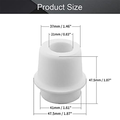Othmro 1Pcs Drilled Rubber Stopper with Airlock, White Drilled Bungs Stopper with 1.46"-1.61" Hole for Fermentation Use, Homebrewing Beer Kombucha Airlock Stopper