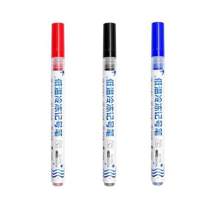 Multipurpose Cold Marker Freezer Pen Ideal for Clear Legible Writing on Various Packaging Materials Ice