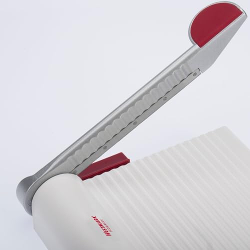 Westmark Adjustable Cheese Slicer with Board & Stainless Steel Sharp Blade, German Cheese Cutter with Precise Thickness Control, Multipurpose Food & Cheese Slicer, Effortless Slicing, White