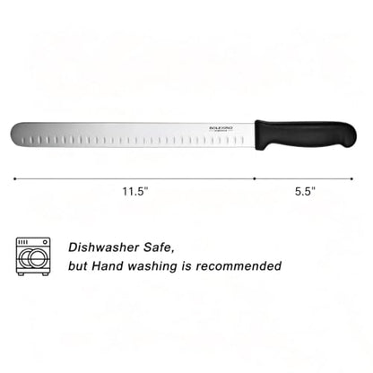 12 Inch Carving Slicing Knife, Sharp Premium Ham Slicer knife, Great for Slicing Roasts, Meats, Fruits and Vegetables (12" carving knife)