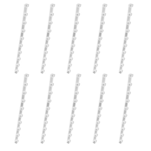 Gatuida 10pcs Plastic Beehive Frame Ends Spacers Bee Raising Tools Beekeeping Equipment Hive Management Accessories for Beehive Spacing and Protection