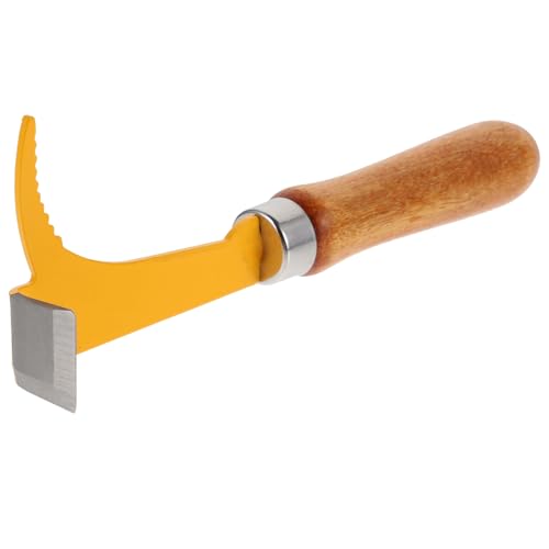 CHILDWEET Portable Beekeeping Scraper Tool Wood Handle and Stainless Steel Blade, Sturdy Hive Frame Scraper for Beehive Cleaning, for Beginner Beekeepers and Professional Use Random Color