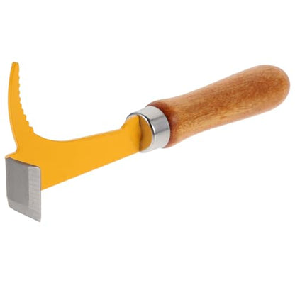 CHILDWEET Portable Beekeeping Scraper Tool Wood Handle and Stainless Steel Blade, Sturdy Hive Frame Scraper for Beehive Cleaning, for Beginner Beekeepers and Professional Use Random Color