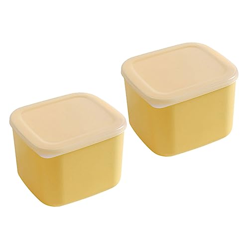 2Pcs Large Cheese Storage Boxes with Lids for Fridge Airtight Dairy and Meat Keeper Containers Freshness Preservation for Sliced Cheese and Food Storage in Kitchen