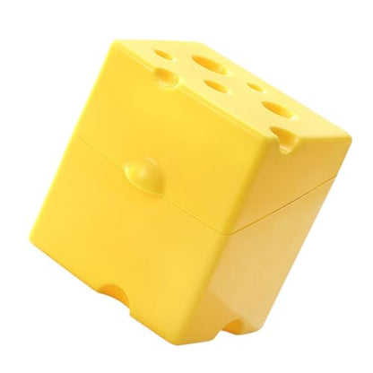 Cheese Block Storage Box with Lid Food Preservation Case Crisper Container for Picnics and Gatherings