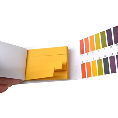 Ph. 1-14 Test Paper Extensive Test Paper Litmus Test Paper Sonkir pH Test Strips，Test pH for Saliva Urine Water Soil Testing(2-Pack pH Test Strips)