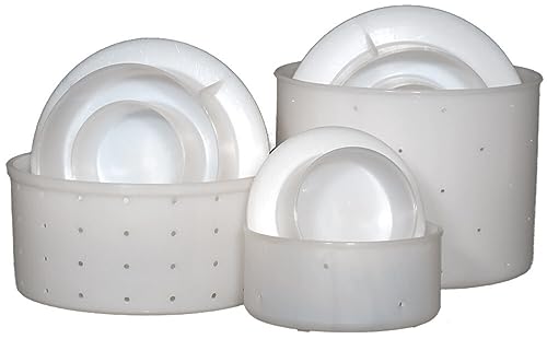 Cheese Mould Small Classic Wheel with Lid Follower