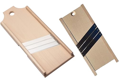 2 pcs Three-knives Wooden Cabbage Shredder for Coleslaw