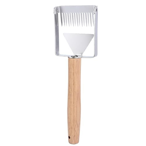 Tyenaza Honey Fork, Honey Scraper Multifunction Beehive Uncapping Fork Honey Shovel Beekeeping Knife Tool