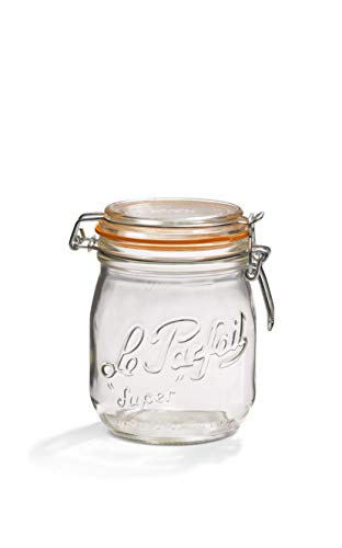 Le Parfait Super Jars (6 Pack, 750ml - 24oz) - color: 750ml (OLD)