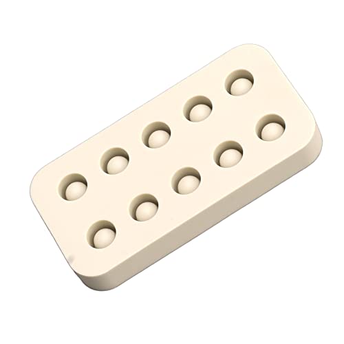 Wax Queen Grafting Cups Silicone Mold Beekeeping Beeswax Queen Cell Cups Making Mold (Double Row) - size: Double Row