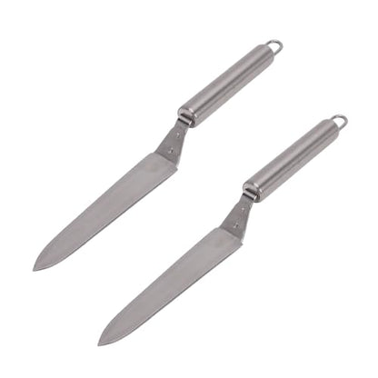 Wasp Knife Beekeeping Supplies Stainless Steel Honey Uncapping Cutter 2 Pack 10.83in Ultra Thin Slanted Side for Beekeepers Honey Harvesting Comb Frames