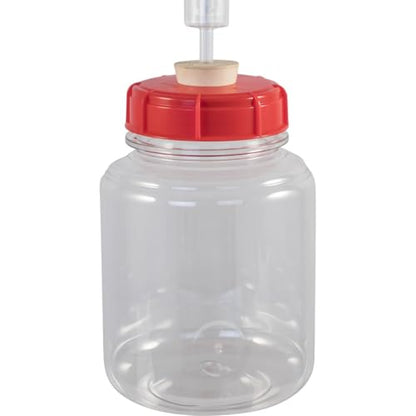 Fermonster 7 Gallon Wide Mouth Plastic Fermenter with Spigot, Stopper, & Air Lock