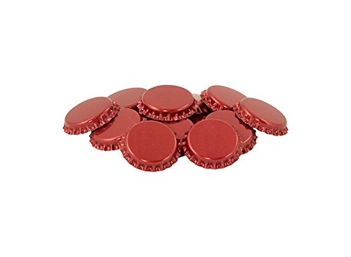 Bottle Caps - Red (50 Caps) (Pack of 10)