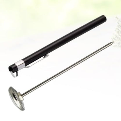 Happyyami Food Thermometer Quick Reading Stainless Steel for Coffee and Milk Mini Kitchen Gadget with No Battery Needed, for Home and Restaurant Use