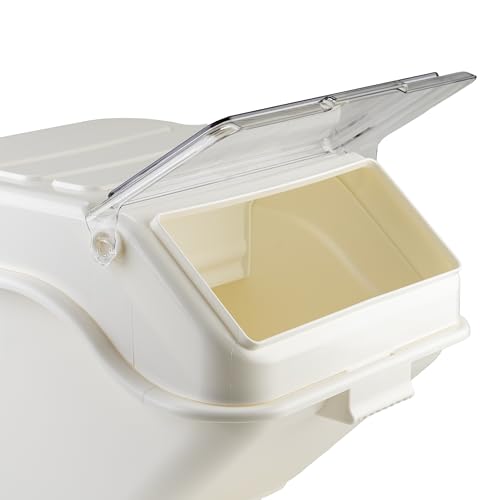 Winco IB-10S Stackable 10 Gallon Ingredient Bin Beige - size: 10 Gallon, style: Shelf Bin