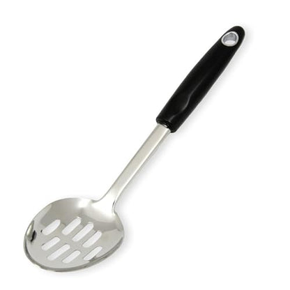 Chef Craft Select Slotted Spoon, 12 inch, Stainless Steel - size: 12 inch, style: Slotted Spoon