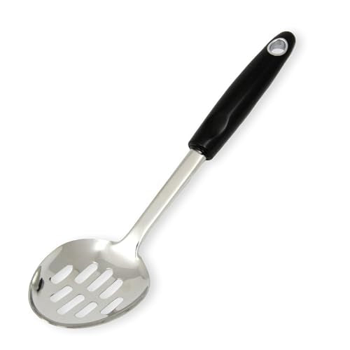 Chef Craft Select Slotted Spoon, 12 inch, Stainless Steel - size: 12 inch, style: Slotted Spoon