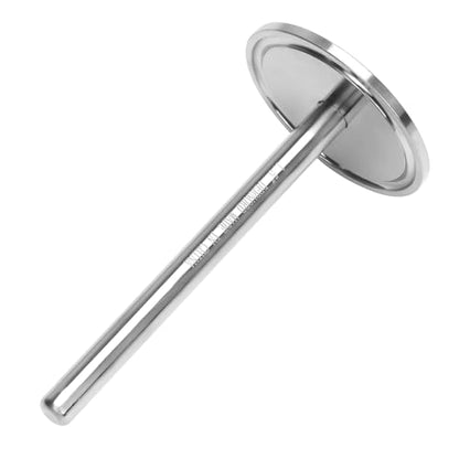 DERNORD 1.5 inch Tri Clamp Thermowell SS304 for Beer Fermenter Homebrew Solar Heater Boiler, 100mm Length - size: 100mm