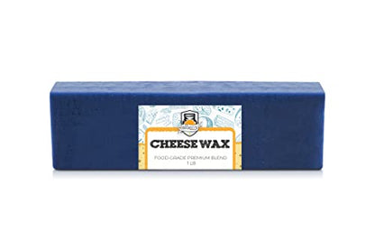 Fermentaholics Food-Grade Premium Cheese Waxes - 1 lb. – Cheesemaking Wax for Hard and Aged Cheeses – Protect and Preserve Your Cheese (1 LB Blue) - color: 1 LB Blue