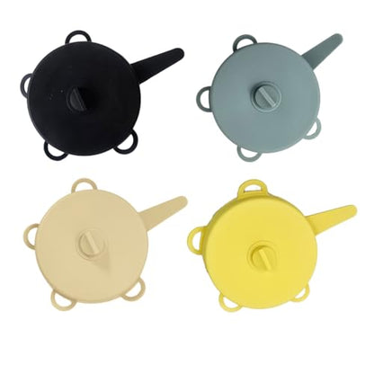 Fermentation Lids Airlock, 4Pack, 3 inch Mouth, Burping Lid Mason Jar, Fermenting Lid Kimchi, Pickles, Sauerkraut, Fermentation Lids for Mason Jars EasyLid Fermenting Kit - size: 3-inch Ferment Lid