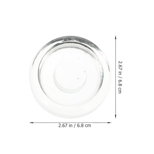 Didiseaon 4pcs Glass Fermentation Weights for Wide Mouth Jars and Pickle Jars Kitchen Canning Lids Kit and Fermenting Foods