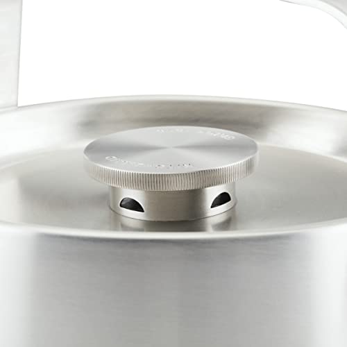 KitchenAid Teakettles Stainless Steel Whistling Teakettle, 1.9 Quart - Brushed Stainless Steel