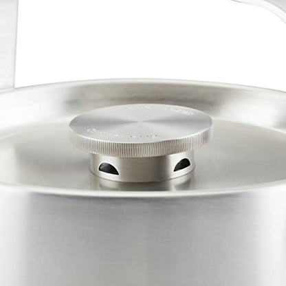 KitchenAid Teakettles Stainless Steel Whistling Teakettle, 1.9 Quart - Brushed Stainless Steel