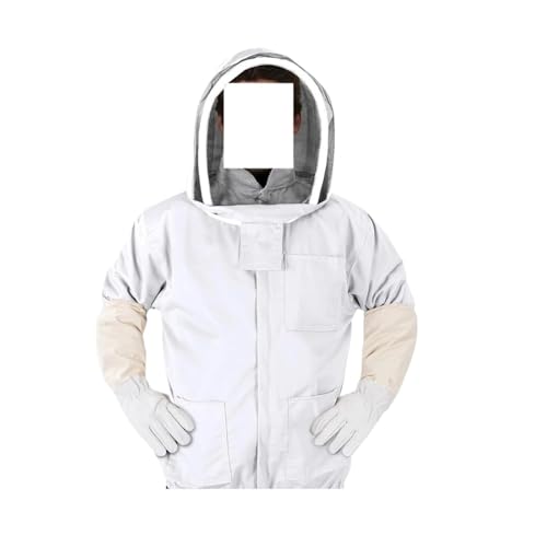 Beekeeping Supplies, Beekeeping Suit, Veil, Head Cover, Gloves, Hat, Cloth Jacket, Protective Clothing, Hooded Equipment,Beekeeping Tools(XX-Large) - size: XX-Large