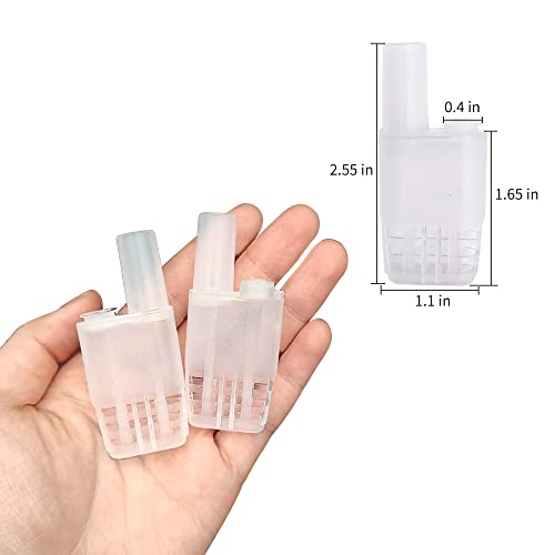 20pcs Queen Bee Cages Plastic Transporting Catcher Non-Grafting Beekeeping Queen Cage Beekeeping Rearing Cup Kit for Indoor Home Outdoor