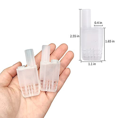 20pcs Queen Bee Cages Plastic Transporting Catcher Non-Grafting Beekeeping Queen Cage Beekeeping Rearing Cup Kit for Indoor Home Outdoor