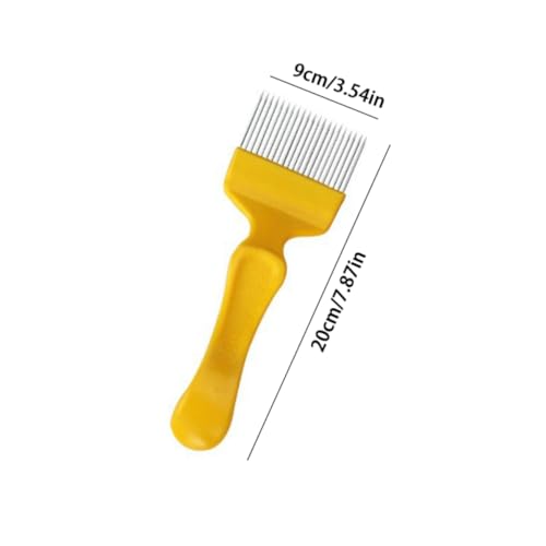 ORFOFE Sturdy Beekeeping Uncapping Fork Stainless Steel Honey Knife Plastic Handle Beehive Tool for Uncapping