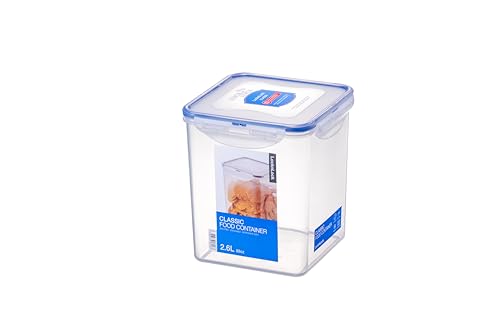 LOCK & LOCK Easy Essentials Pantry Food storage containers with lids / Pantry storage / Airtight containers, BPA free - Square - 11 cup - Great for Sugar, Clear - size: Square - 88 Ounce, style: 11 Cup